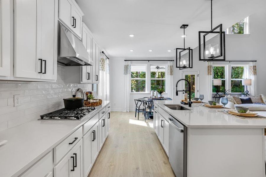 Furnished interior view inside a new home in Reserve at Hickory Walk, Kennesaw (Image 10). Furnished interior view inside a new home in Reserve at Hickory Walk, Kennesaw (Image 10).