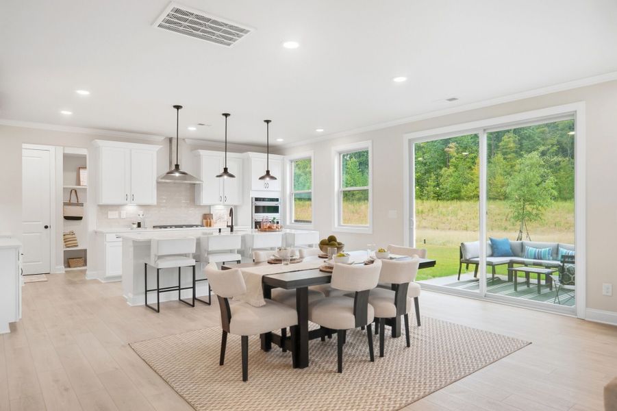 Furnished interior view inside a new home in Blair Place, Monroe (Image 4).