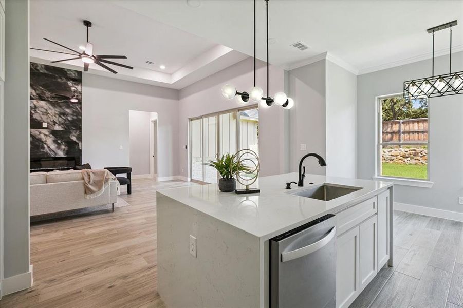 Furnished interior view inside a new home in , Arlington (Image 15).