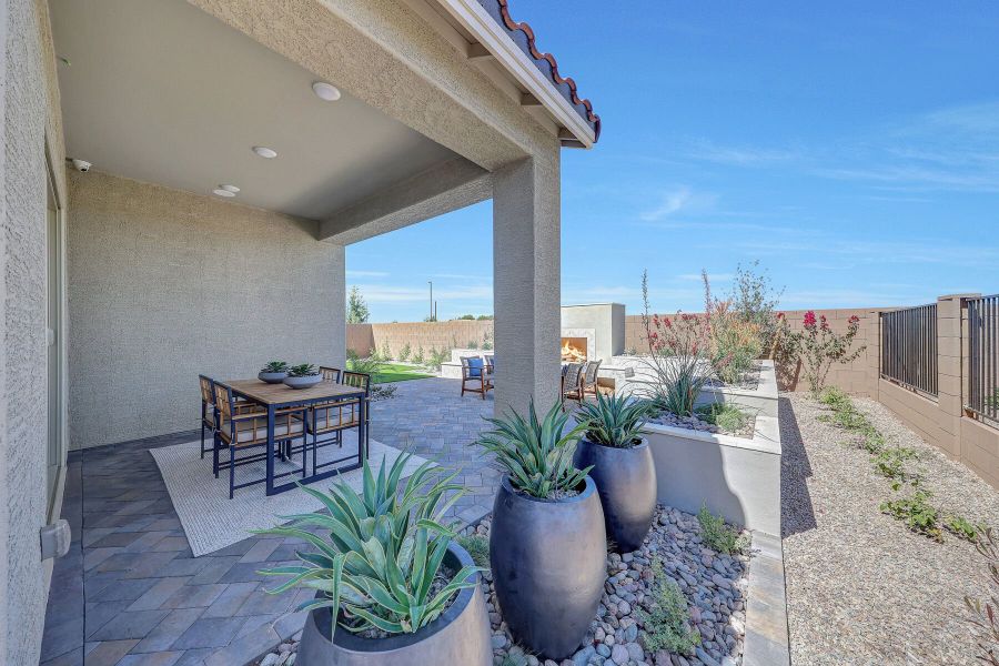 Representative exterior details of a home built from the Cobalt by Mattamy Homes in Landmarke, Queen Creek (Image 28).