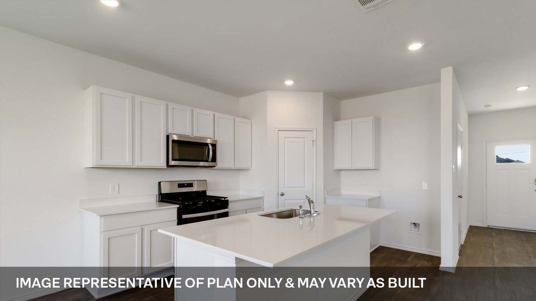 Furnished interior view inside a new home in Marigold, Kyle (Image 3).