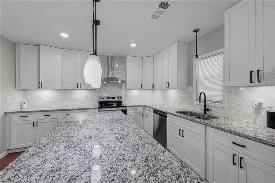 Furnished interior view inside a new home in , Stone Mountain (Image 6). Furnished interior view inside a new home in , Stone Mountain (Image 6).