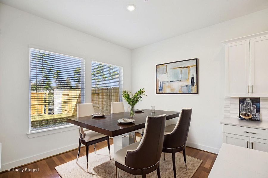 Furnished interior view inside a new home in Pinewood Trails - Luxe Series, Houston (Image 34).