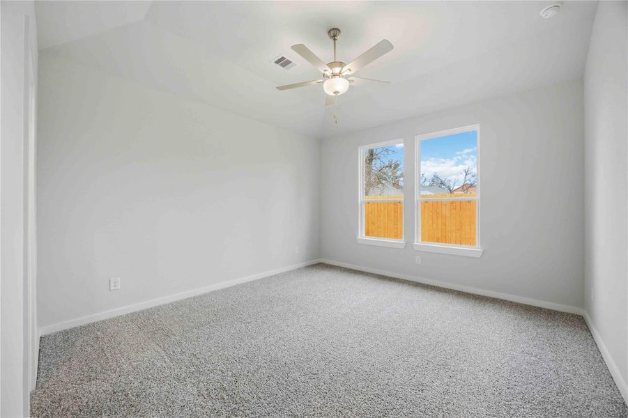 Spacious, unfurnished interior of a new home in Bluebonnet Village, Bellville (Image 20). Spacious, unfurnished interior of a new home in Bluebonnet Village, Bellville (Image 20).