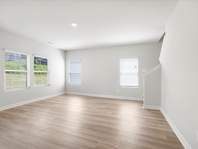 Spacious, unfurnished interior of a new home in The Farm at Wells Creek - Signature Collection, Gray Court (Image 28).