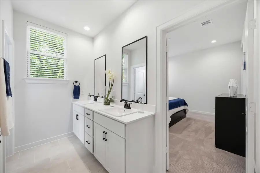 Furnished interior view inside a new home in Fulton Crossing, Houston (Image 27).