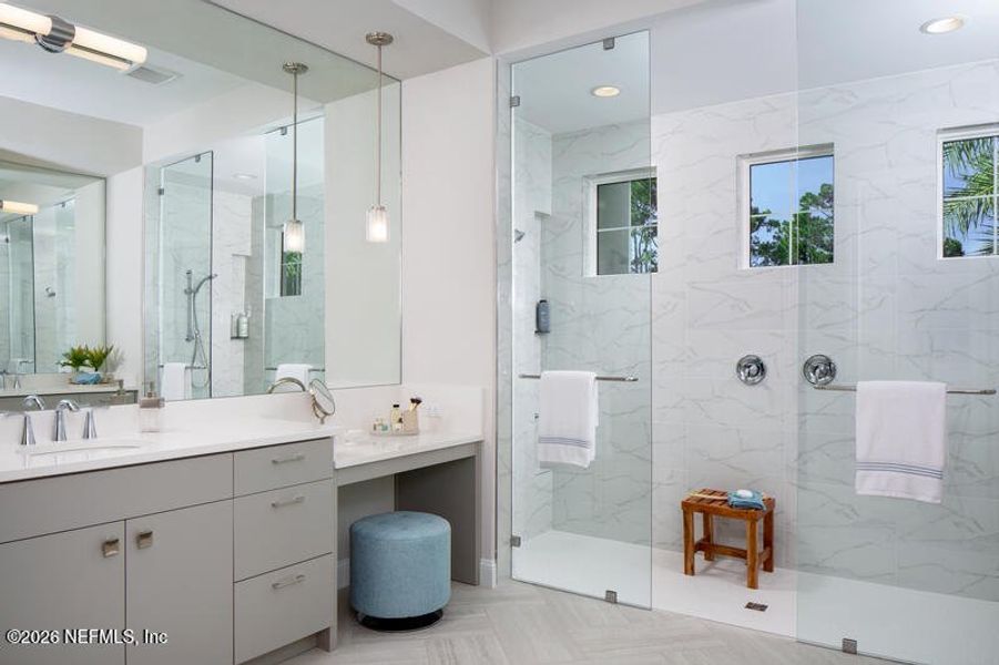 Furnished interior view inside a new home in , St. Augustine (Image 8).