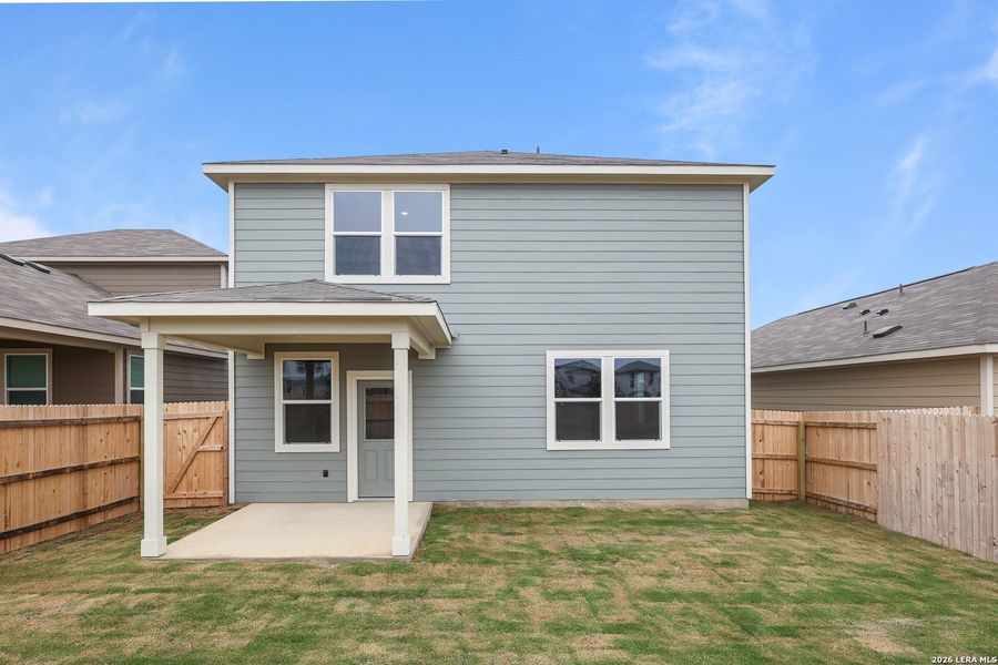 Exterior details and patio area of a home in Applewhite Meadows, San Antonio (Image 20).