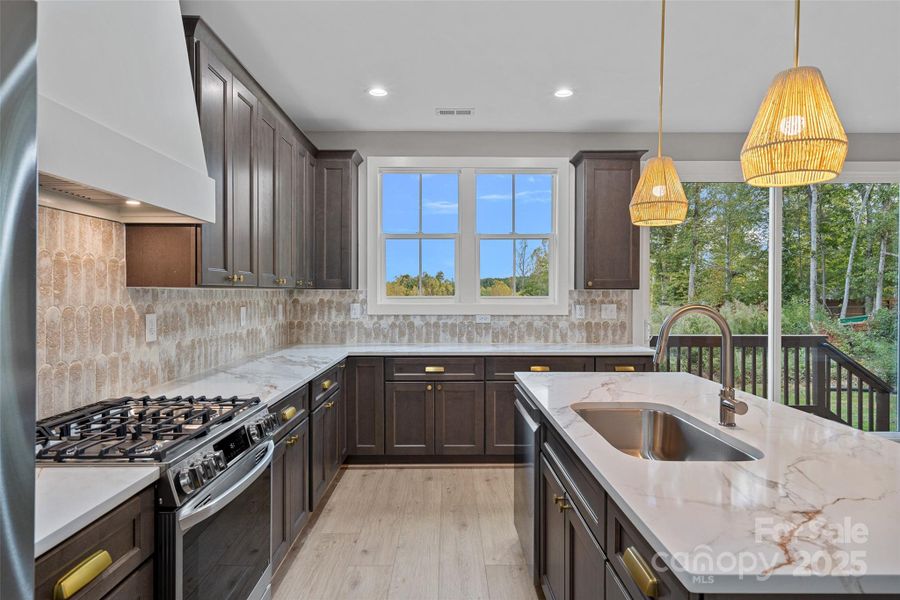 Furnished interior view inside a new home in , Harmony (Image 11).