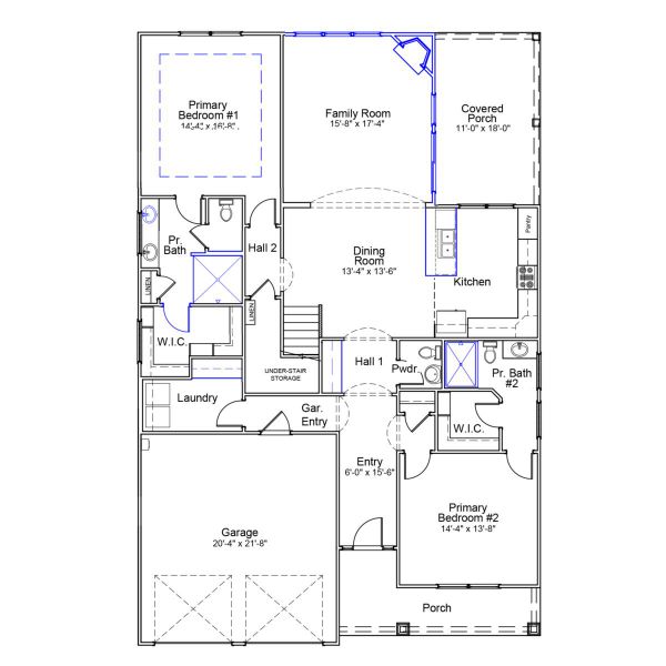 2D floor plan layout of this home in Arcadia, Myrtle Beach, SC (Image 4).