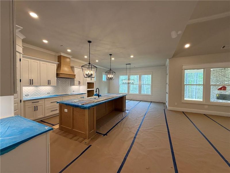 In-progress construction of a new home in , Pendergrass, GA (Image 21).