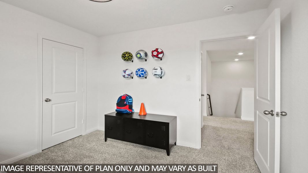 Furnished interior view inside a new home in McCrorey Trails, Conroe (Image 15).