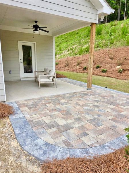 Exterior details and patio area of a home in , Waleska (Image 2). Exterior details and patio area of a home in , Waleska (Image 2).