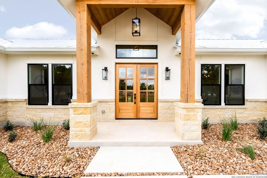 Exterior details and patio area of a home in , Bandera (Image 26). Exterior details and patio area of a home in , Bandera (Image 26).