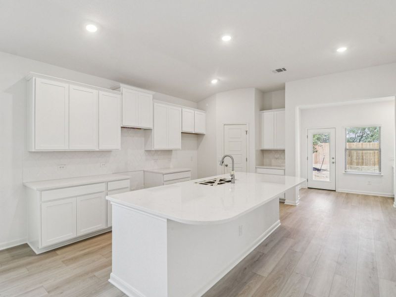 Furnished interior view inside a new home in Kallison Ranch, San Antonio (Image 9).