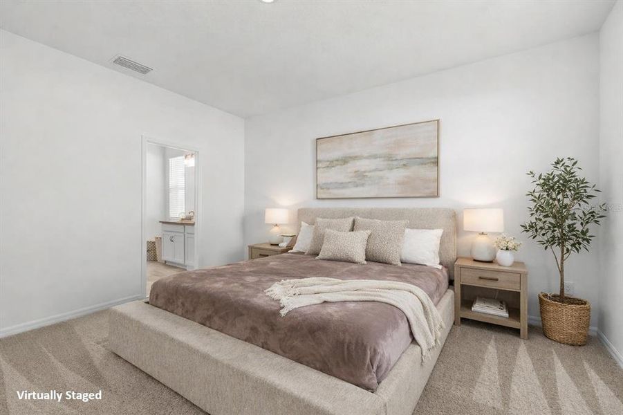 Furnished interior view inside a new home in Marion Ridge, Haines City (Image 16). Furnished interior view inside a new home in Marion Ridge, Haines City (Image 16).