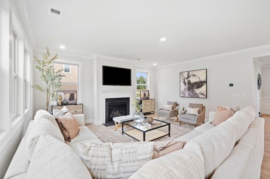 Furnished interior view inside a new home in Blair Place, Monroe (Image 5).