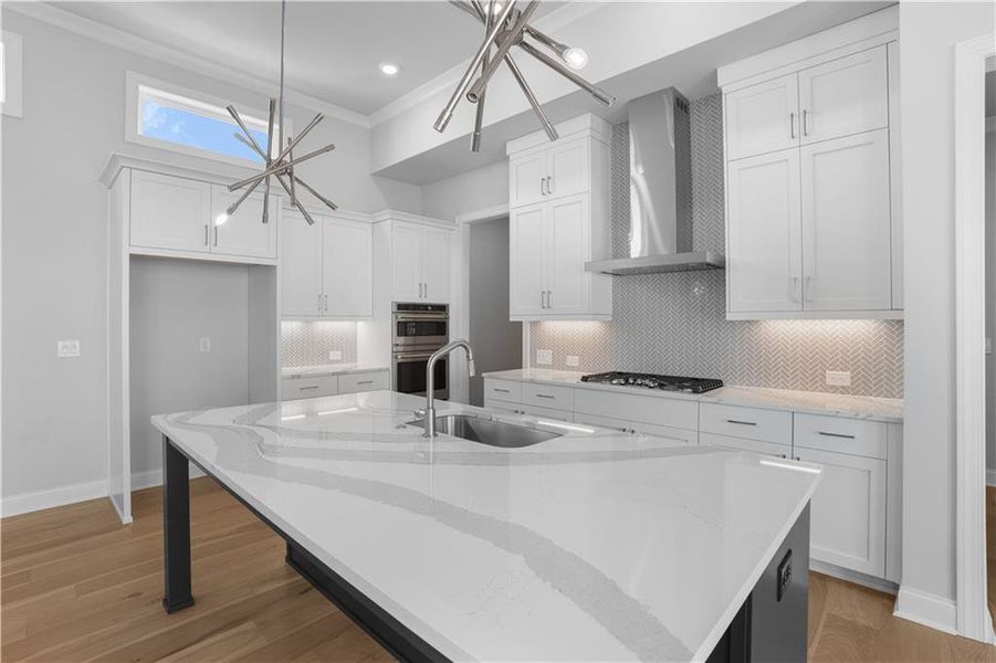 Furnished interior view inside a new home in Promenade at Sawnee Village, Cumming (Image 5). Furnished interior view inside a new home in Promenade at Sawnee Village, Cumming (Image 5).