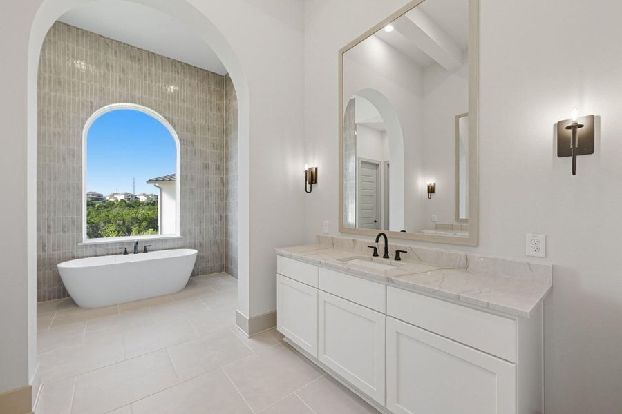 Furnished interior view inside a new home in , Lakeway (Image 6). Furnished interior view inside a new home in , Lakeway (Image 6).