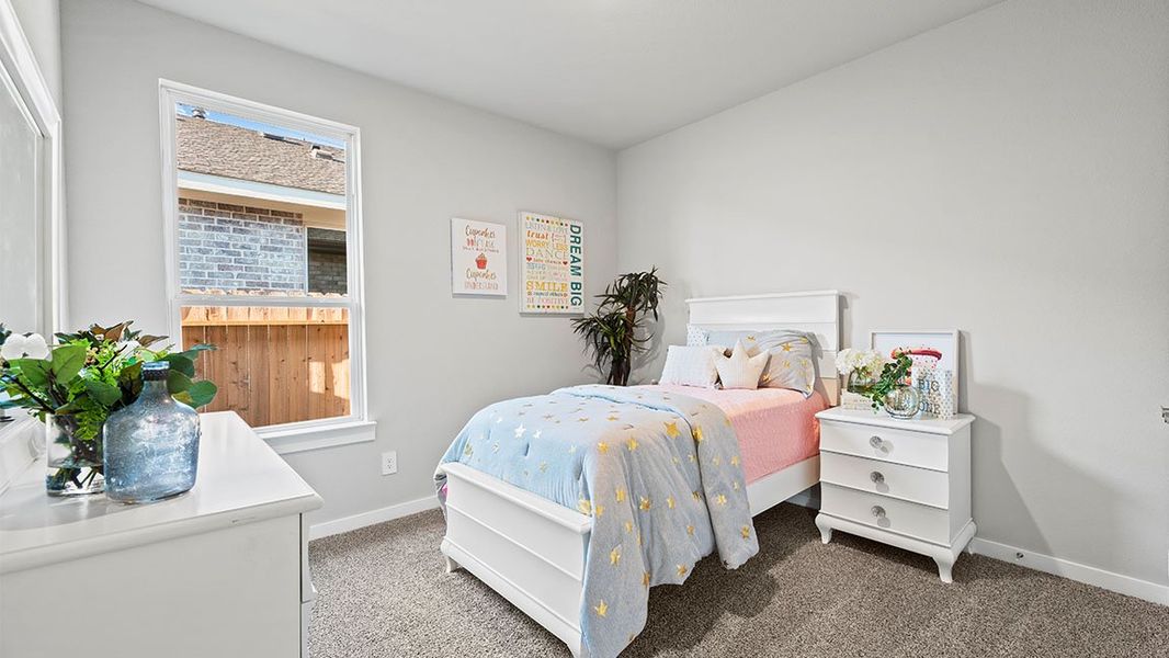 Furnished interior in a model home at Davis Harbor in League City (Image 20).