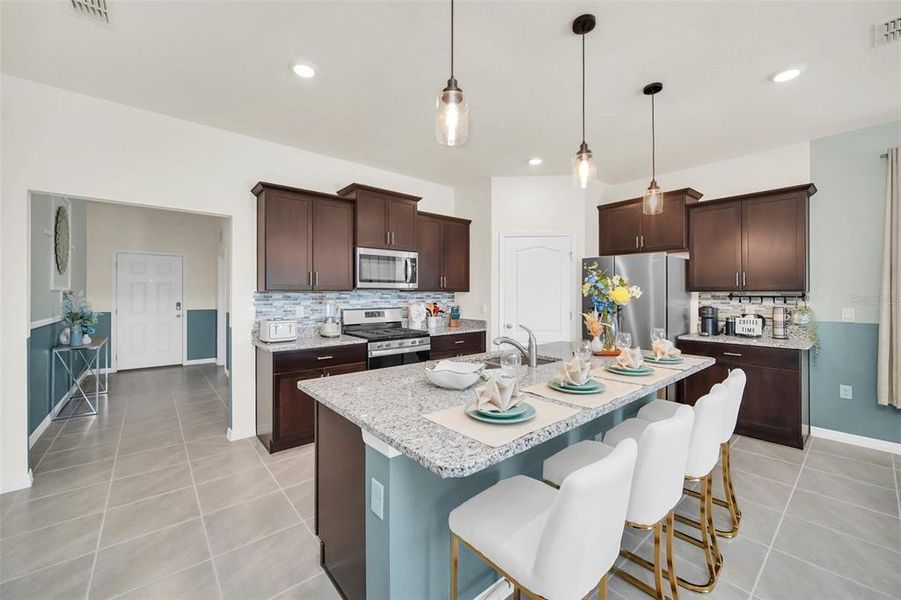 Furnished interior view inside a new home in , Davenport (Image 4). Furnished interior view inside a new home in , Davenport (Image 4).