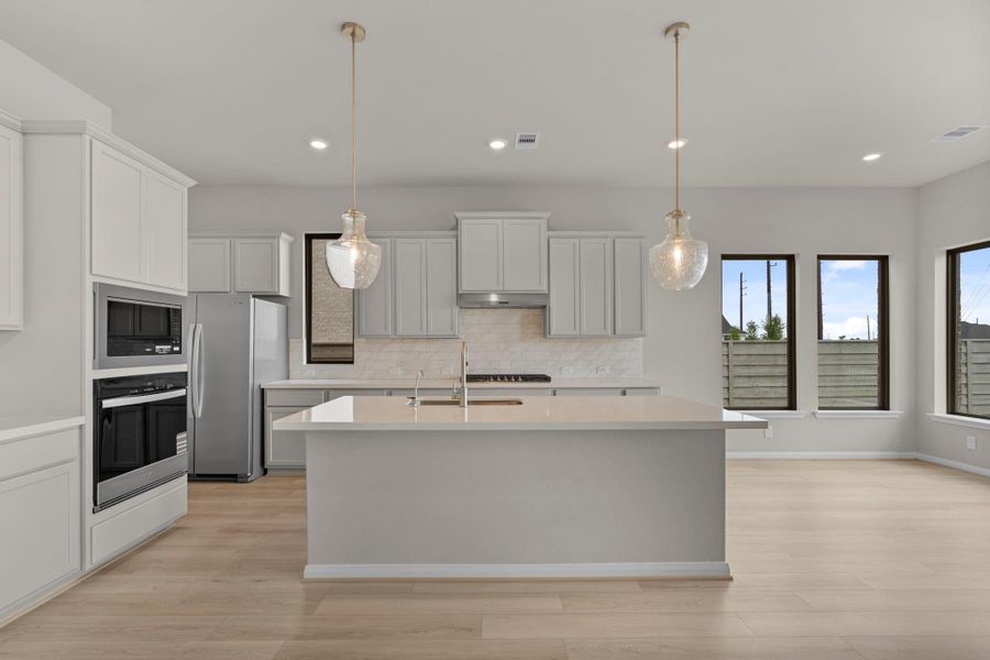 Furnished interior view inside a new home in Pomona, Manvel (Image 13).