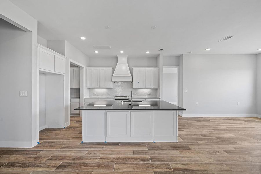 Representative furnished interior of a home built from the Sunflower by Caldwell Homes in The Highlands, Porter (Image 11). Representative furnished interior of a home built from the Sunflower by Caldwell Homes in The Highlands, Porter (Image 11).