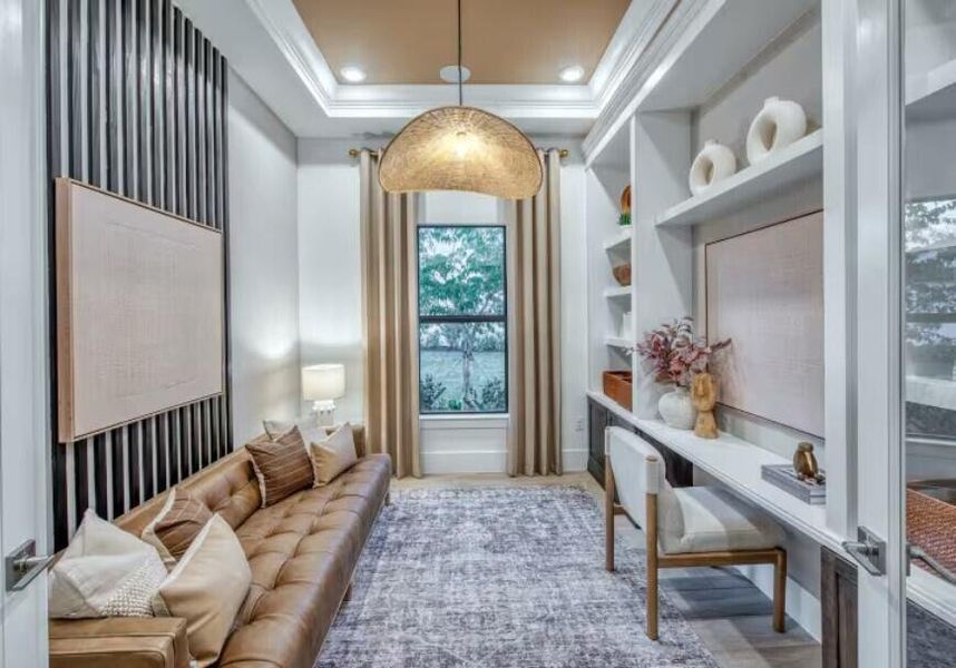 Furnished interior view inside a new home in The Reserve at Eastpointe, Palm Beach Gardens (Image 7).