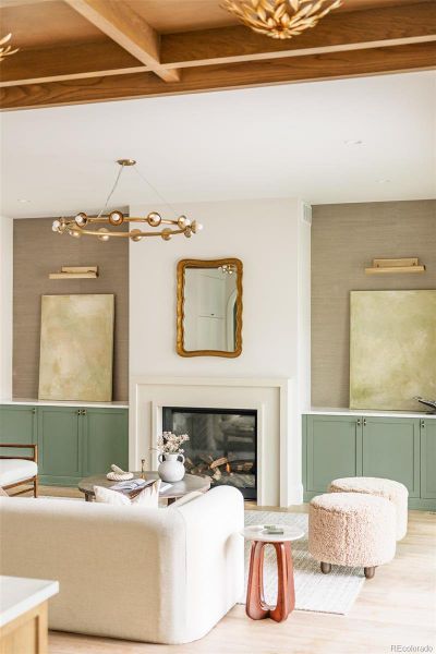 Furnished interior view inside a new home in , Denver (Image 12).