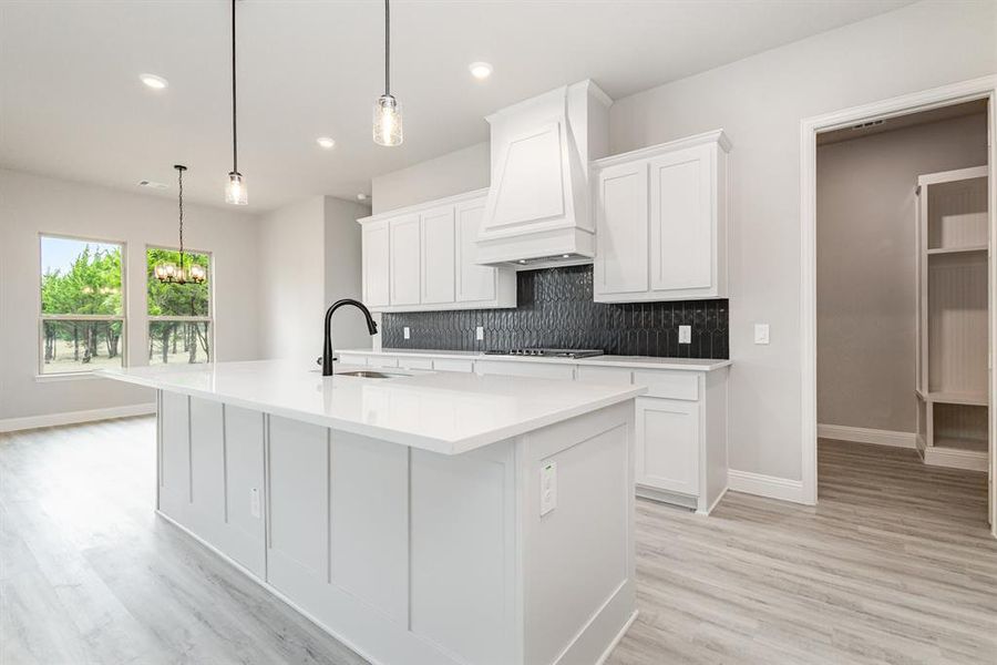 Furnished interior view inside a new home in Sagebrush Addition, Midlothian (Image 5).