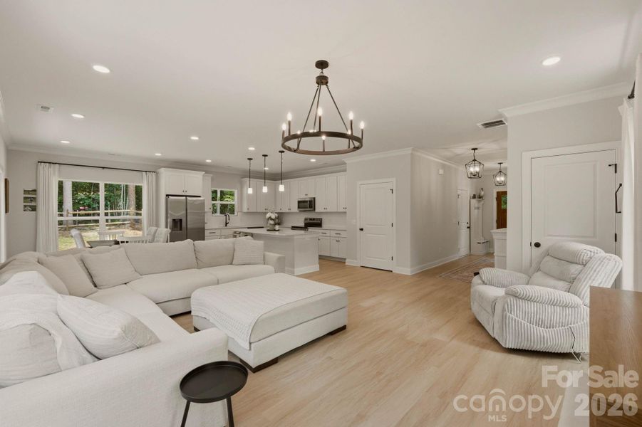 Furnished interior view inside a new home in , Troutman (Image 33).