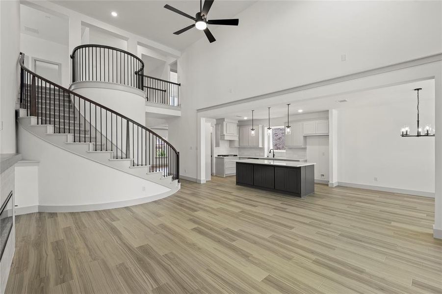 Furnished interior view inside a new home in Inspiration, Seis Lagos (Image 14).