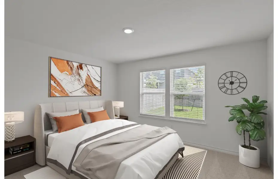 Representative furnished interior of a home built from the Taft by Centex in Davis Ranch, San Antonio (Image 7).