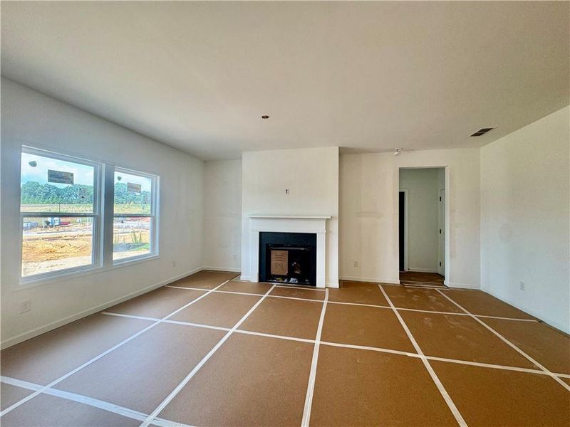 In-progress construction of a new home in Eastlyn Crossing, Flowery Branch, GA (Image 21).