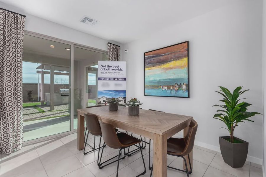 Furnished interior view inside a new home in Avanti at Granite Vista, Waddell (Image 9).
