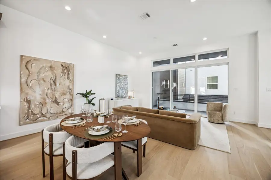 Furnished interior view inside a new home in , Houston (Image 7).