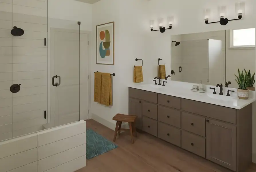 Furnished interior view inside a new home in Stonehaven, Winder (Image 36).