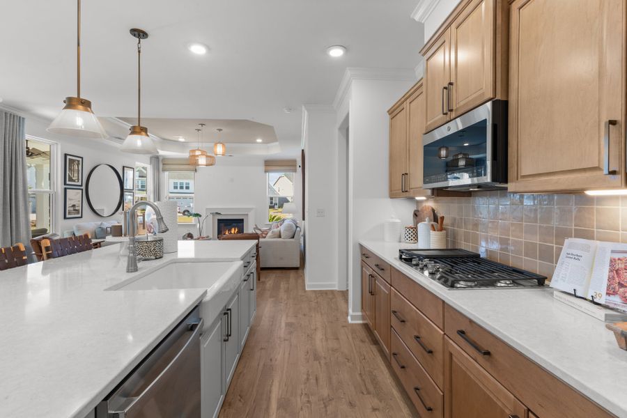 Representative furnished interior of a home built from the The Shorebreak by Chesapeake Homes in Coastal Club of the Carolinas, Calabash (Image 37).