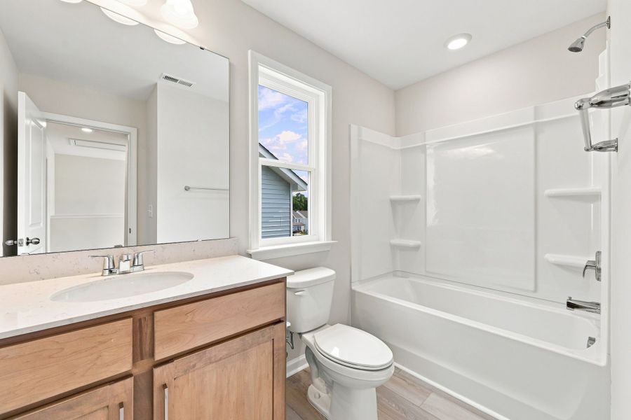 Furnished interior view inside a new home in Neill's Pointe, Angier (Image 12).