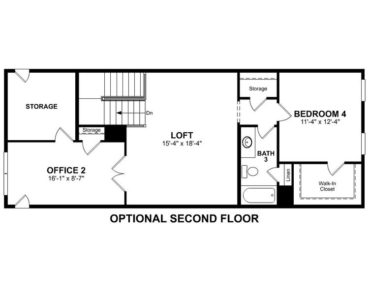 2D floor plan layout for the Hatteras by Beazer Homes in Stonewood Estates: Landmark, Durham, NC (Image 4). 2D floor plan layout for the Hatteras by Beazer Homes in Stonewood Estates: Landmark, Durham, NC (Image 4).