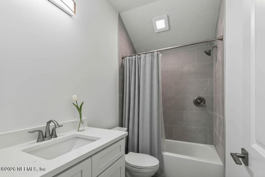 Furnished interior view inside a new home in , St. Johns (Image 50).