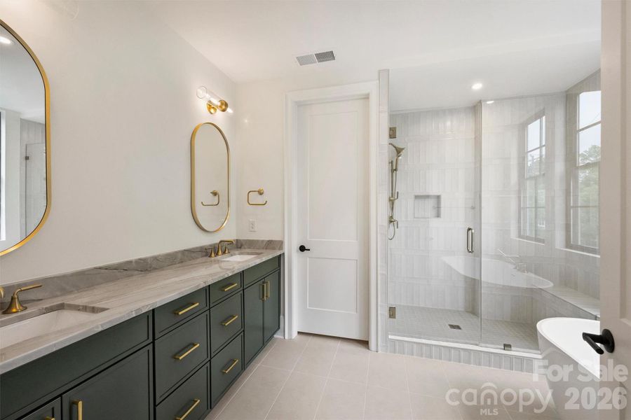 Furnished interior view inside a new home in , Charlotte (Image 16).