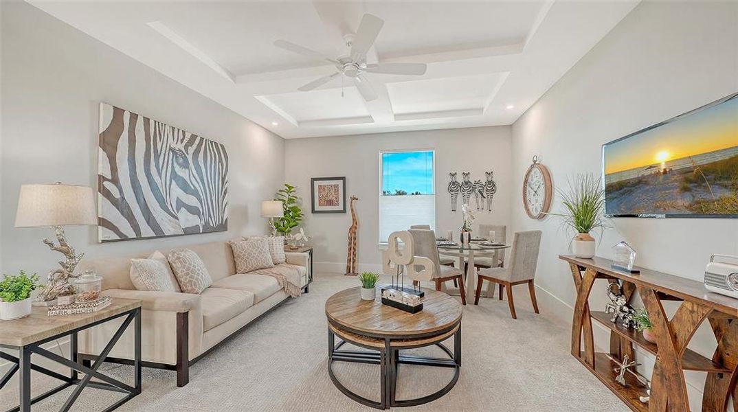 Furnished interior view inside a new home in , Bradenton (Image 19).