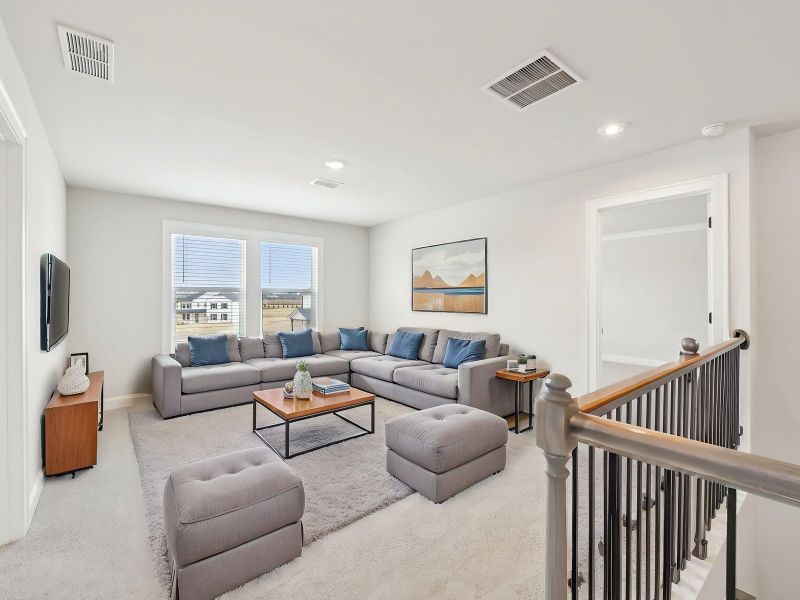 Furnished interior view inside a new home in River Pointe, Monroe (Image 10). Furnished interior view inside a new home in River Pointe, Monroe (Image 10).