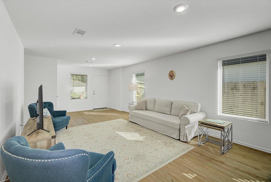 Furnished interior view inside a new home in Pinewood at Grand Texas: Colonial & Cottage Collections, New Caney (Image 8).