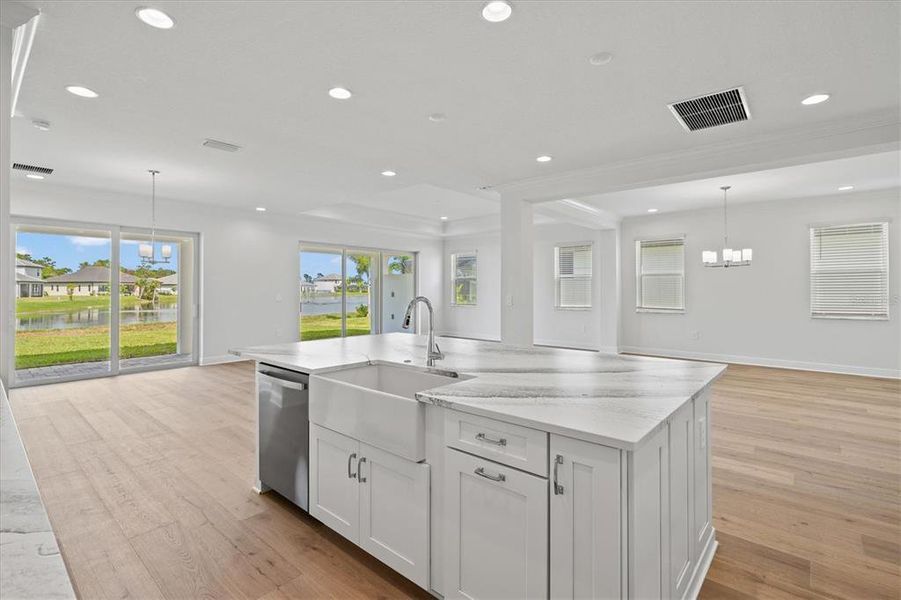 Furnished interior view inside a new home in Cassata Lakes, Nokomis (Image 5). Furnished interior view inside a new home in Cassata Lakes, Nokomis (Image 5).