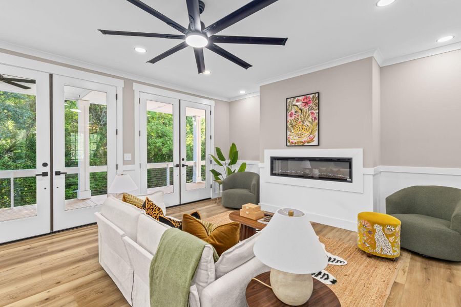 Furnished interior view inside a new home in , Charleston (Image 43). Furnished interior view inside a new home in , Charleston (Image 43).