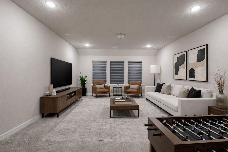 Virtually Staged Gameroom