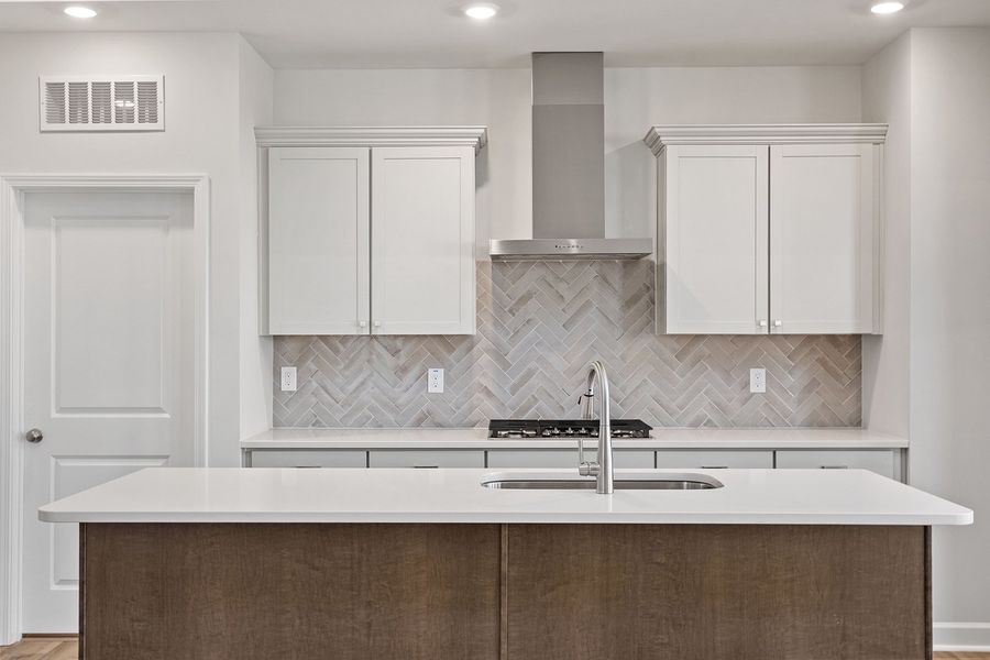 Furnished interior view inside a new home in Ovation at Sweetbrier, Durham (Image 7).