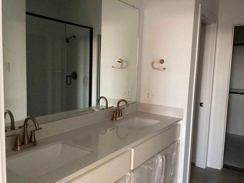 Primary Bathroom Construction Progress